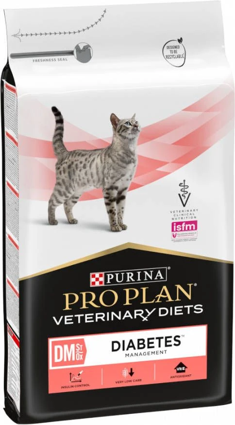 Purina Pro Plan Veterinary Diets Feline DM Diabetes Management Kattenvoer Voordeelpakket 3 X 5 Kg 4 Purina Pro Plan Veterinary Diets Feline DM Diabetes Management Kattenvoer Voordeelpakket 3 X 5 Kg - Afbeelding 4