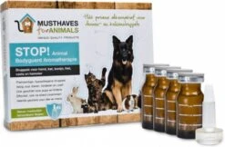 STOP! Animal Bodyguard Aromatherapie Anti Vlooien En Teken Druppels Hond En Kat 4 X 8 Ml -Dierenwinkel Met Korting puur natuur stop animal bodyguard 92985