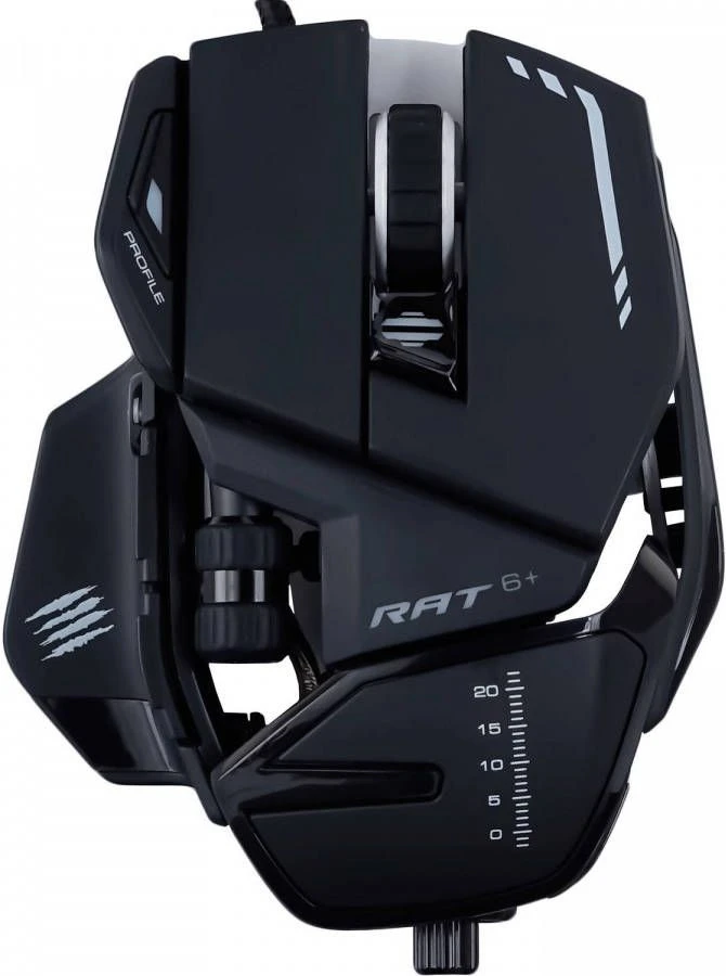 Madcatz Mad Catz R.A.T. 6+ Gaming Muis Zwart 2 Madcatz Mad Catz R.A.T. 6+ Gaming Muis Zwart - Afbeelding 2