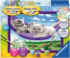 Ravensburger Schilderen Op Nummer Kittens In De Hangmat 6 Ravensburger Schilderen Op Nummer Kittens In De Hangmat -Dierenwinkel Met Korting ravensburger schilderen op nummer kittens in de hangmat 74147