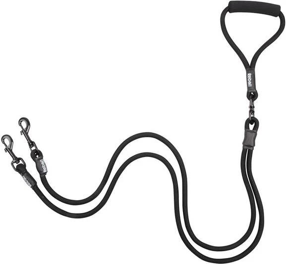 Rebelpetz Duo Looplijn Hondenriem 0.2x 1 X 140 Cm Zwart Large 1 Rebelpetz Duo Looplijn Hondenriem 0.2x 1 X 140 Cm Zwart Large