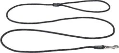 Rogz Rope Lijn Lang Zwart Hondenriem 180X0.6 Cm