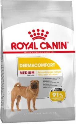 Royal Canin Dermacomfort Medium Hondenvoer 12 Kg -Dierenwinkel Met Korting royal canin care nutrition 2x12kg dermacomfort medium royal canin hondenvoer 114060