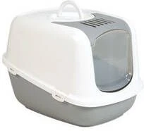 Savic Lichtgrijs/Wit Combi Deal Kattenbak Nestor XXL + Vervangingsfilter + Bag It Up Litter Tray Bags 3 Savic Lichtgrijs/Wit Combi Deal Kattenbak Nestor XXL + Vervangingsfilter + Bag It Up Litter Tray Bags - Afbeelding 3