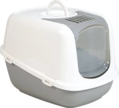 Savic Lichtgrijs/Wit Combi Deal Kattenbak Nestor XXL + Vervangingsfilter + Bag It Up Litter Tray Bags 17 Savic Lichtgrijs/Wit Combi Deal Kattenbak Nestor XXL + Vervangingsfilter + Bag It Up Litter Tray Bags -Dierenwinkel Met Korting savic kattenbak nestor jumbo 47673
