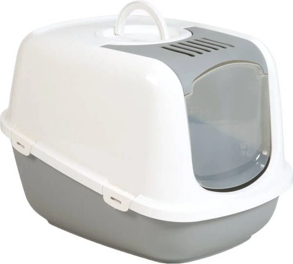 Savic Lichtgrijs/Wit Combi Deal Kattenbak Nestor XXL + Vervangingsfilter + Bag It Up Litter Tray Bags 9 Savic Lichtgrijs/Wit Combi Deal Kattenbak Nestor XXL + Vervangingsfilter + Bag It Up Litter Tray Bags - Afbeelding 9