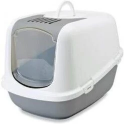 Savic Lichtgrijs/Wit Combi Deal Kattenbak Nestor XXL + Vervangingsfilter + Bag It Up Litter Tray Bags 15 Savic Lichtgrijs/Wit Combi Deal Kattenbak Nestor XXL + Vervangingsfilter + Bag It Up Litter Tray Bags -Dierenwinkel Met Korting savic kattenbak nestor jumbo 66 x 48 x 46 cm 43242