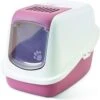 Savic Kattentoilet Nestor Earth 56 X 39 X 38.5 Cm Kattenbak Roze&Wit