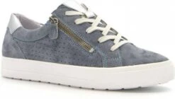 Scapino Hush Puppies Suède Sneakers Blauw
