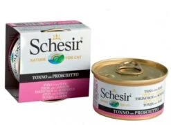 Schesir Kat Blik Gelei Vis 85 G Kattenvoer Tonijn&Ham -Dierenwinkel Met Korting schesir katten natvoer blik jelly tonijn en ham 85 gr 66270
