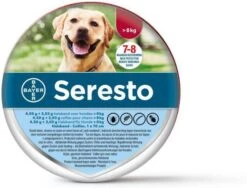 Seresto 5% Korting! Op Vlooienhalsband Voor Honden Voor Honden > 8 Kg(Halsband 70 Cm ) -Dierenwinkel Met Korting seresto teken en vlooien halsband hond vanaf 8kg 70 cm 22140