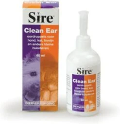 Emax Clean Ear Oorverzorgingmiddel 60 Ml -Dierenwinkel Met Korting sire clean ear 60 ml 25150