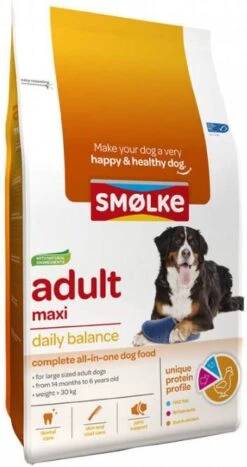 Smolke 12 Kg + 3 Kg Gratis! Sm&#xF8, Lke Adult Adult Maxi Daily Balance -Dierenwinkel Met Korting smlke smlke hond adult maxi 12 kg 41971