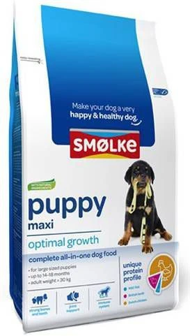 Smolke 25% Korting! 4x3kg Puppy Maxi Optimal Growth Smø, Lke Hondenvoer 8 Smolke 25% Korting! 4x3kg Puppy Maxi Optimal Growth Smø, Lke Hondenvoer - Afbeelding 8