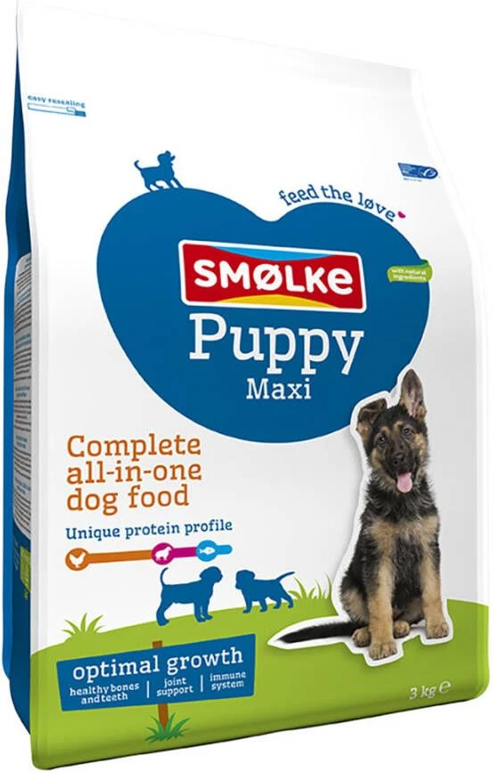 Smolke 25% Korting! 4x3kg Puppy Maxi Optimal Growth Smø, Lke Hondenvoer 18 Smolke 25% Korting! 4x3kg Puppy Maxi Optimal Growth Smø, Lke Hondenvoer - Afbeelding 18