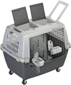 KERBL TRIXIE L 104 X B 73 X H 75 Cm Hondenbench Kunststof Gulliver -Dierenwinkel Met Korting stefanplast reismand gulliver touring 80x58x62 cm grijs 81340 410311