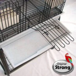 Strong Vogelkooi Aurelia Vogelverblijven 56x43x154 Cm Zilvergrijs -Dierenwinkel Met Korting strong papegaaienkooi aurelia antraciet 20343