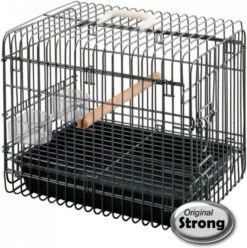 Strong Reiskooi Voor Vogels Light 33x45x39 Cm Zwart 99036 -Dierenwinkel Met Korting strong reiskooi voor vogels light 33x45x39 cm zwart 99036 148915