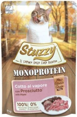 Dierenwinkel Met Korting -Dierenwinkel Met Korting stuzzy kattenvoer monoprotein ham 85 gr 134689