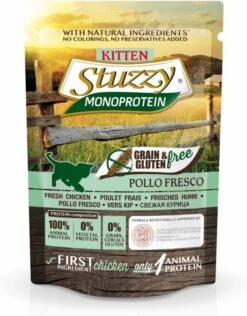Stuzzzy Stuzzy Cat Grain Free Monoprotein Kitten Kip Nat Kattenvoer 85 Gram 2 X(16 X 85 Gr )