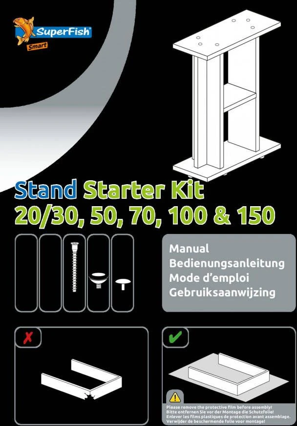 SuperFish Meubel Start 150 79x40x55 Cm Aquariummeubel Zwart 2 SuperFish Meubel Start 150 79x40x55 Cm Aquariummeubel Zwart - Afbeelding 2