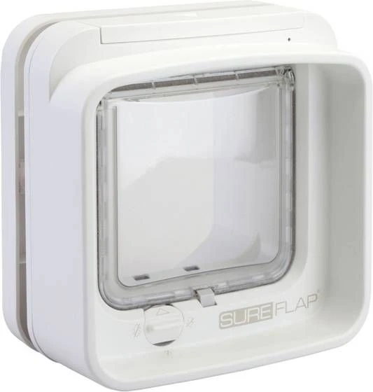 SureFlap Dierenluik Microchip Dualscan Kattenluik 20x20x7 Cm Wit 1 SureFlap Dierenluik Microchip Dualscan Kattenluik 20x20x7 Cm Wit