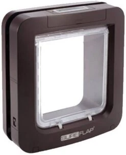 SureFlap Huisdierluik Kattenluik 13.5*27.2*31.7 Cm 2.2 Kg Bruin -Dierenwinkel Met Korting sureflap microchip huisdierluik bruin 47182