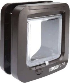 SureFlap Microchip Kattenluik Kattenluik 13x22x25 Cm Bruin -Dierenwinkel Met Korting sureflap microchip kattenluik bruin 46749