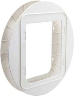 SureFlap Microchip Pet Door Connect L Montageadapter Voor In Glas Wit Voor Microchip Pet Door Connect -Dierenwinkel Met Korting sureflap montageadapter huisdierluik wit 46893