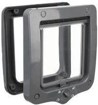 TRIXIE Kattenluik Met 4 Standen Grijs