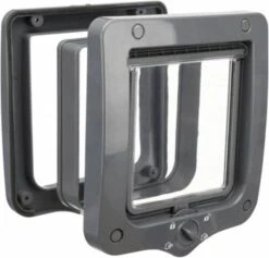 Trixie 4 Weg Kattenluik Met Tunnel Grijs 20 X 22 Cm -Dierenwinkel Met Korting trixie 4 weg kattenluik met tunnel grijs 20 x 22 cm 42214