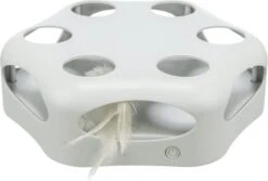 TRIXIE Ø, 22 Cm Kattenspeeltje Turning Feather 7 TRIXIE Ø, 22 Cm Kattenspeeltje Turning Feather -Dierenwinkel Met Korting trixie draaiveer grijs 1226514