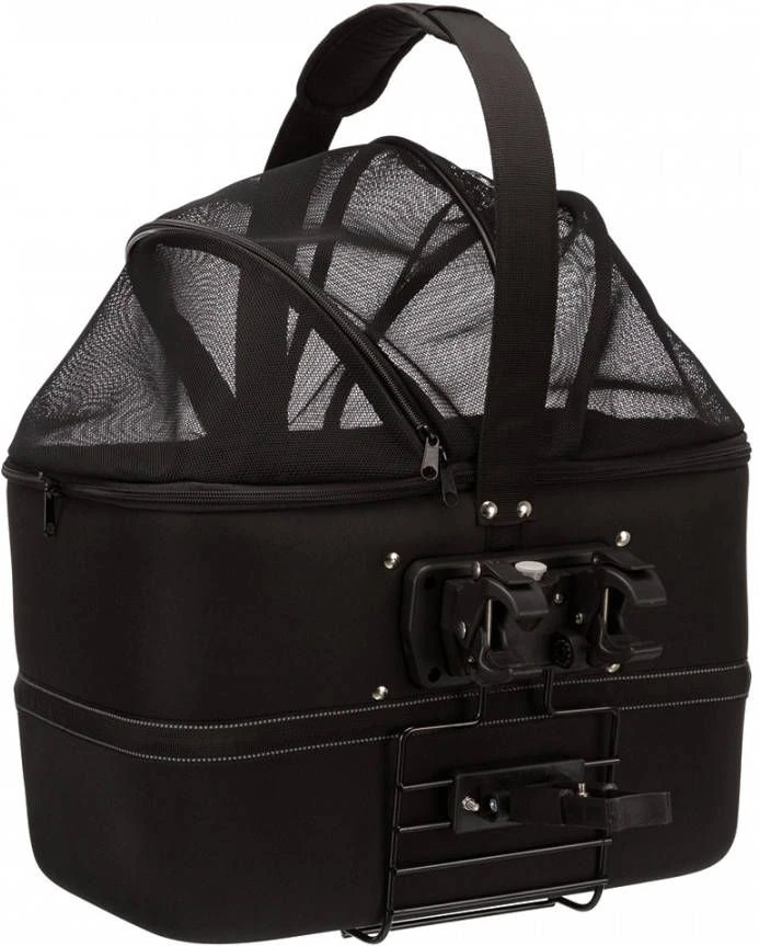 Trixie Fietsmand Stuur Hondenfietsaccessoires 41x47x29 Cm 2042 G Zwart 4 Trixie Fietsmand Stuur Hondenfietsaccessoires 41x47x29 Cm 2042 G Zwart - Afbeelding 4