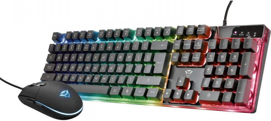 Trust GXT 838 Azor Gaming Combo Keyboard Met Muis Toetsenbord Zwart 8 Trust GXT 838 Azor Gaming Combo Keyboard Met Muis Toetsenbord Zwart - Afbeelding 8