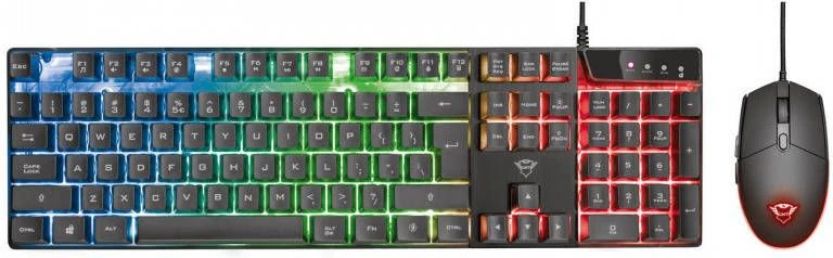 Trust GXT 838 Azor Gaming Combo Keyboard Met Muis Toetsenbord Zwart 6 Trust GXT 838 Azor Gaming Combo Keyboard Met Muis Toetsenbord Zwart - Afbeelding 6