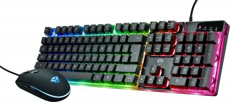 Trust GXT 838 Azor Gaming Combo Keyboard Met Muis Toetsenbord Zwart 3 Trust GXT 838 Azor Gaming Combo Keyboard Met Muis Toetsenbord Zwart - Afbeelding 3