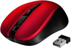 Trust MYDO SILENT WIRELESS MOUSE RED Muis Zwart