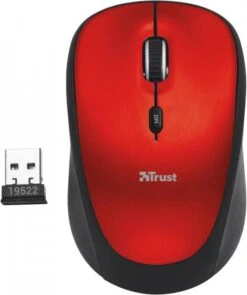 Trust Yvi Wireless Mouse Red Muis Rood 5 Trust Yvi Wireless Mouse Red Muis Rood -Dierenwinkel Met Korting trust yvi wireless mouse 466027