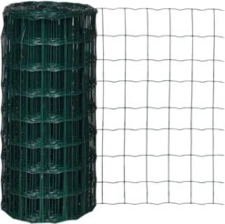VidaXL Euro Gaas 10 X 0, 8 M/maaswijdte 100 X 100 Mm 8 VidaXL Euro Gaas 10 X 0, 8 M/maaswijdte 100 X 100 Mm -Dierenwinkel Met Korting vidaxl euro hek 10x0 8 m staal groen 136326