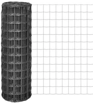 VidaXL Euro Hek 10x1, 2 M Met 100x100 Mm Gaas Staal 1 VidaXL Euro Hek 10x1, 2 M Met 100x100 Mm Gaas Staal