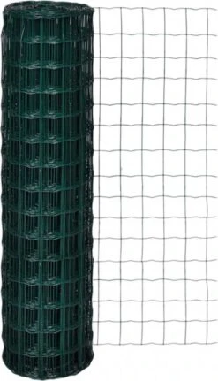 VidaXL Euro Gaas 10 X 1, 5 M/maaswijdte 100 X 100 Mm -Dierenwinkel Met Korting vidaxl euro hek 10x1 5 m staal groen 136329