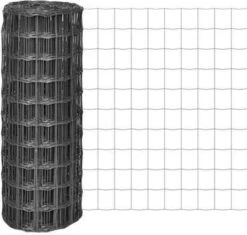 VidaXL Euro Hek 10x1 M Met 100x100 Mm Gaas Staal