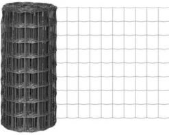 VidaXL Euro Hek 25x0, 8 M Met 100x100 Mm Gaas Staal