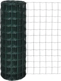 VidaXL Euro Gaas 25 X 0, 8 M/maaswijdte 76 X 63 Mm 7 VidaXL Euro Gaas 25 X 0, 8 M/maaswijdte 76 X 63 Mm -Dierenwinkel Met Korting vidaxl euro hek 25x0 8 m staal groen 136338