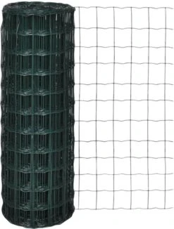 VidaXL Euro Gaas 25 X 1, 2 M/maaswijdte 76 X 63 Mm 7 VidaXL Euro Gaas 25 X 1, 2 M/maaswijdte 76 X 63 Mm -Dierenwinkel Met Korting vidaxl euro hek 25x1 2 m staal groen 136340