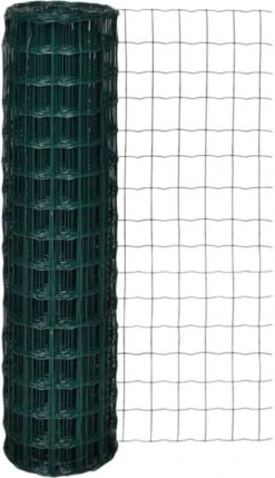 VidaXL Euro Gaas 25 X 1, 5 M/maaswijdte 100 X 100 Mm 6 VidaXL Euro Gaas 25 X 1, 5 M/maaswijdte 100 X 100 Mm -Dierenwinkel Met Korting vidaxl euro hek 25x1 5 m staal groen 136333