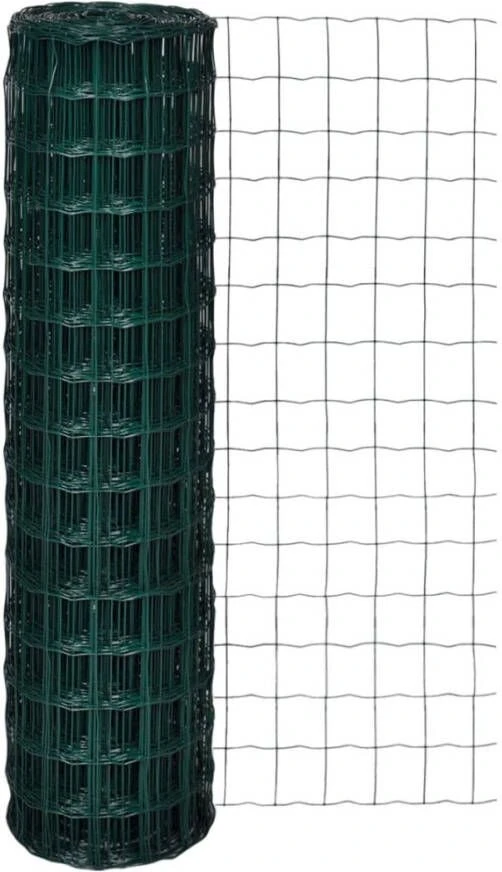 VidaXL Euro Gaas 25 X 1, 5 M/maaswijdte 100 X 100 Mm 3 VidaXL Euro Gaas 25 X 1, 5 M/maaswijdte 100 X 100 Mm - Afbeelding 3