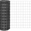 VidaXL Euro Hek 25x1 M Met 100x100 Mm Gaas Staal