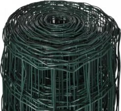 VidaXL Euro Gaas 25 X 1, 2 M/maaswijdte 76 X 63 Mm 9 VidaXL Euro Gaas 25 X 1, 2 M/maaswijdte 76 X 63 Mm -Dierenwinkel Met Korting vidaxl euro hek 25x12 m staal groen 76684