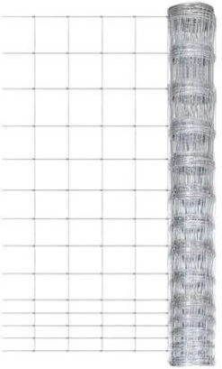 VidaXL Hek 50 M 150 Cm Gegalvaniseerd Staal Zilverkleurig